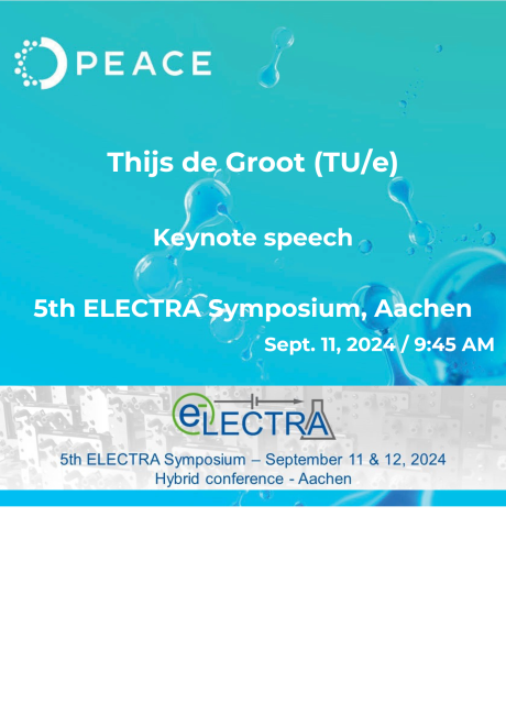 Thijs de Groot, keynote speaker at ELECTRA Symposium, Sept. 11, 2024